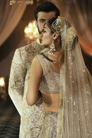 Heavy Pakistani Bridal Golden Lehenga Choli 2022