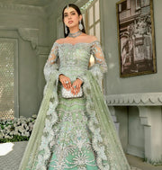 Heavy Pistachio Lehenga