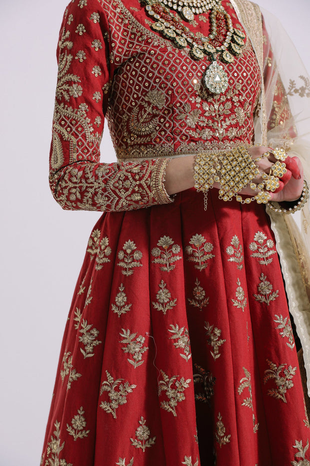 Heavy Red Golden Lehenga Choli 2022