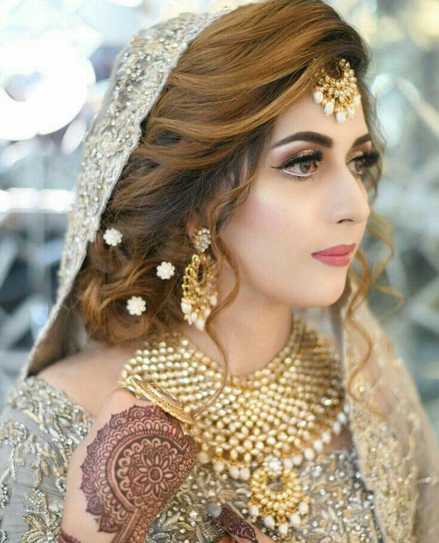 Heavy Choker Necklace Set for Asian Bride Latest Designs – Nameera