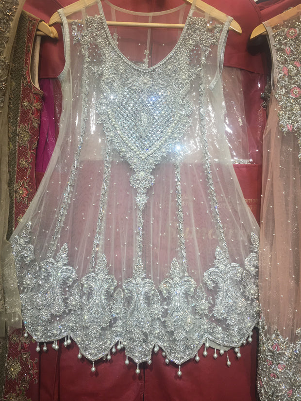 Beautiful Gray & Silver Paplam Net Model # W836