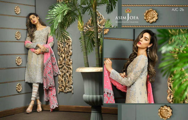 Eid dresses 2017 Lawn dress by asim jofa Model Eid 265