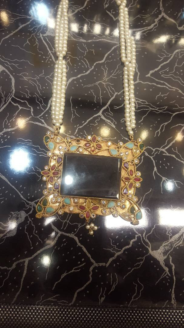 Kundan mala nackless Model#Kundan 5
