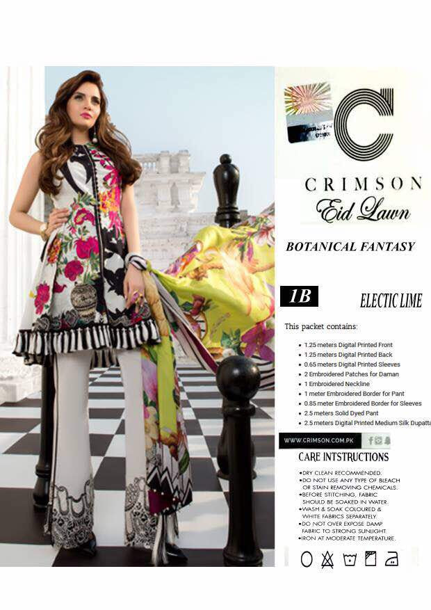 Eid dresses 2017 lawn dress by crimson Model#Eid 277