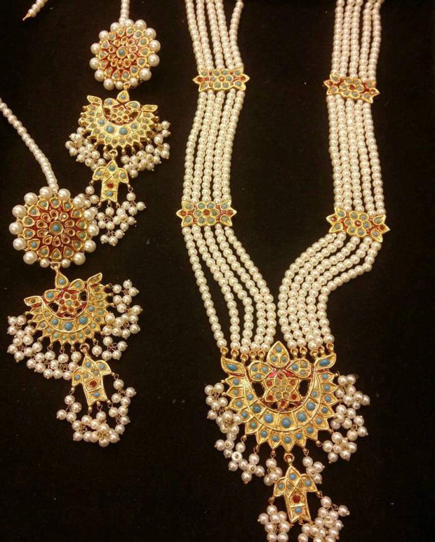 Kundan mala set outlet