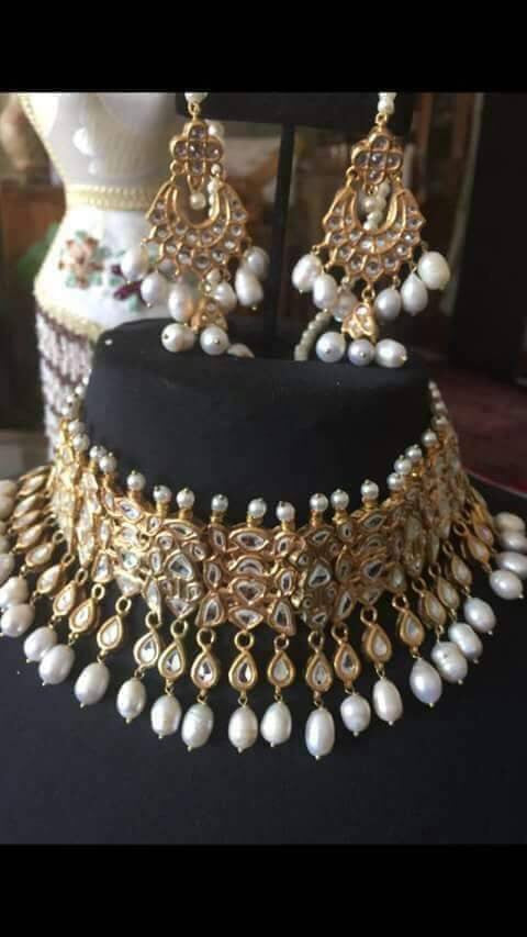 Kundan bridal choker set Model#Kundan 46