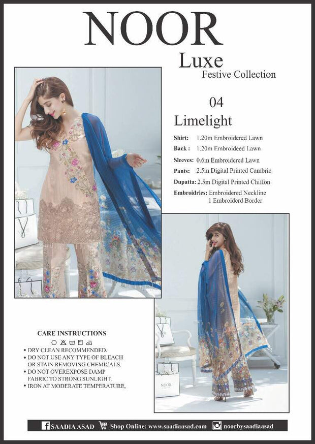 Eid dresses 2017 lawn dress by noor luxe Model#sold out Eid284