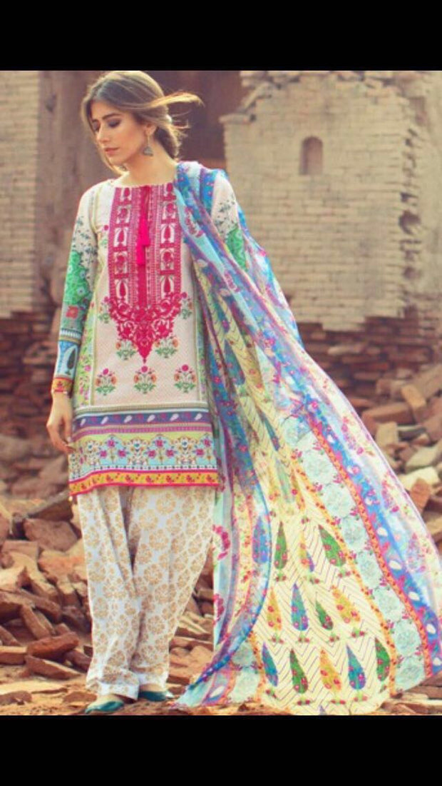 Lawn dress by zara shah jahan model# L 73