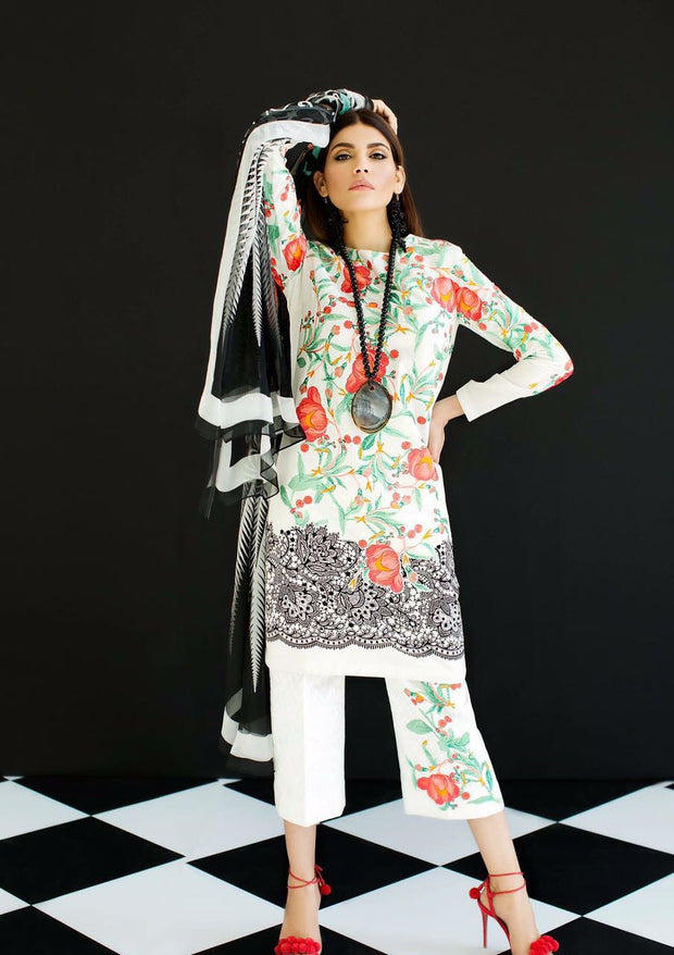 Lawn dress by sana safinaz Model#L 76