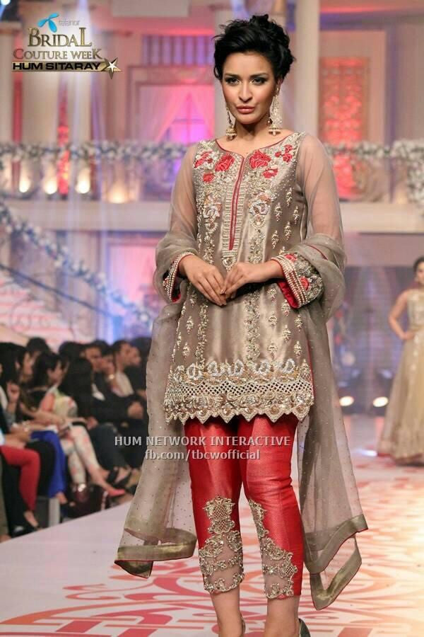 Chiffon dress by zainab chotani Model#C 66