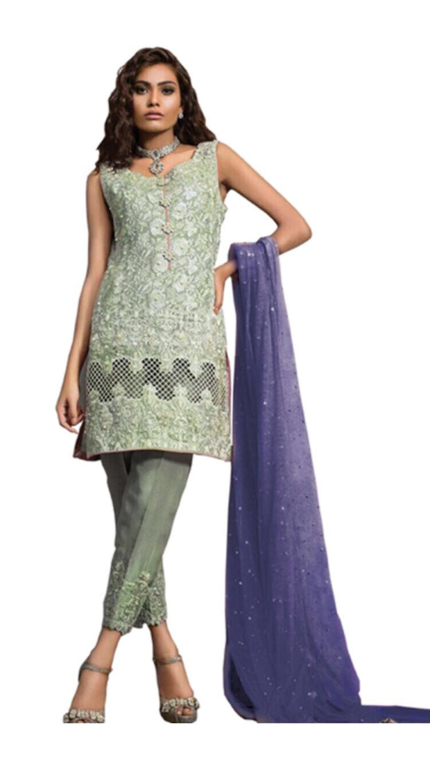 Chiffon zainab chotani party dress Model# C 61