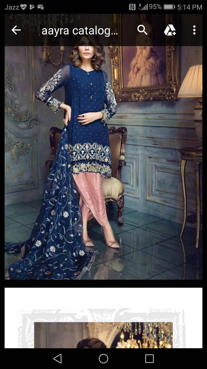 Chiffon Dress by Ayra from the House of Maria B. #C560