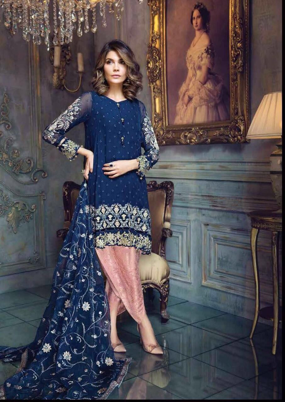 Chiffon Dress by Ayra from the House of Maria B. #C560