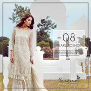 Dress by sareen in offwhite color with beautiful threds and tila embroidery Model# C 547