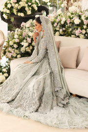 Ice Blue Lehenga Pishwas Pakistani 2023