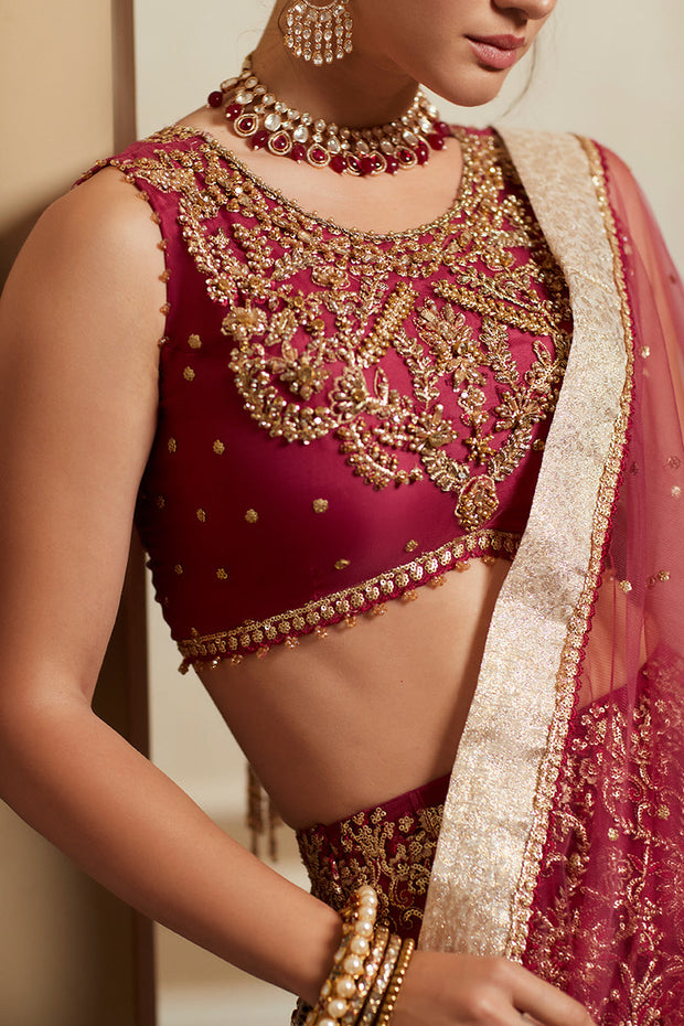 Indian Bridal Dress in Lehenga Choli Style