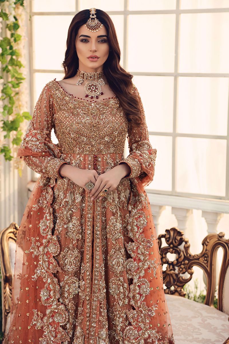 Indian Bridal Long Shirt Lehenga