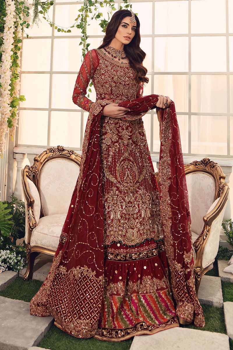 Indian Bridal Shirt Over Lehenga Designer Dress 