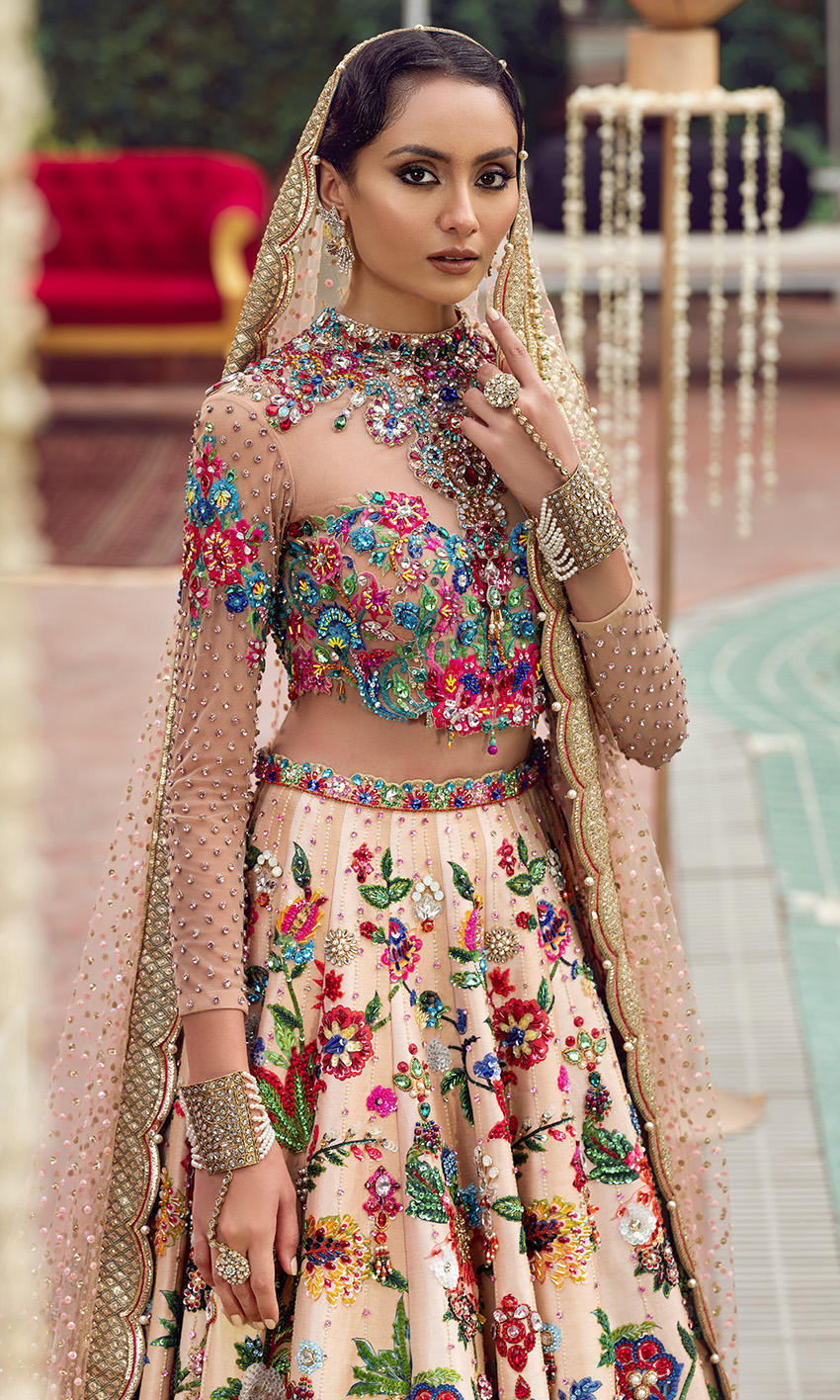 Indian Colourful Lehenga Choli