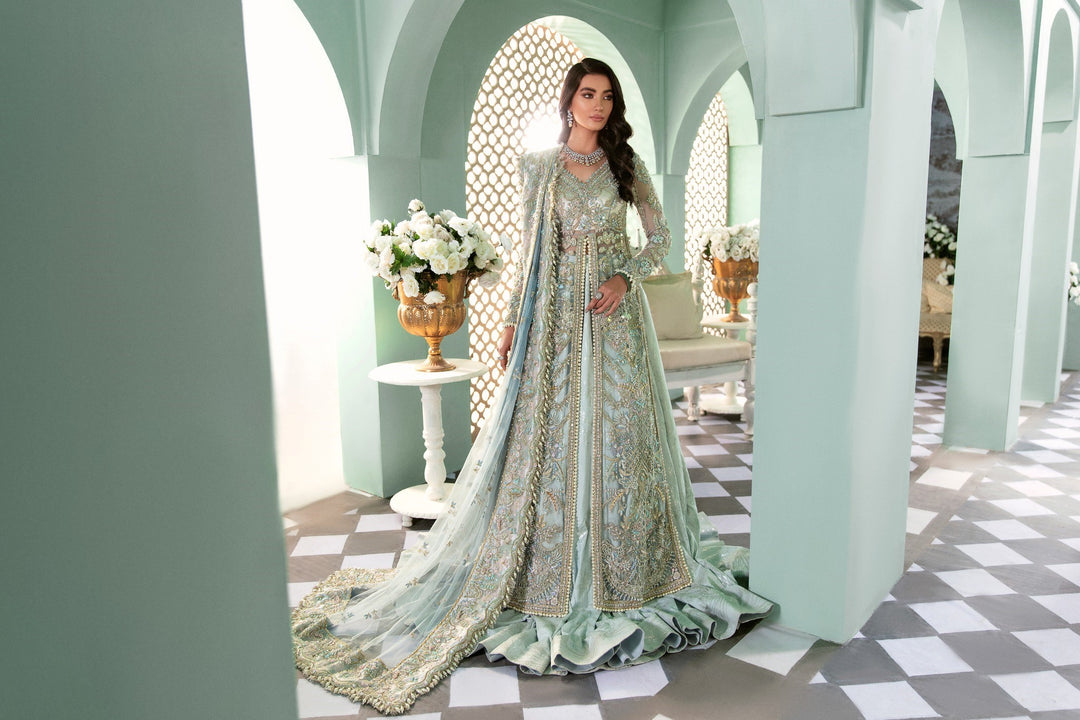 Indian Designer Stone Work Bridal Lehenga 