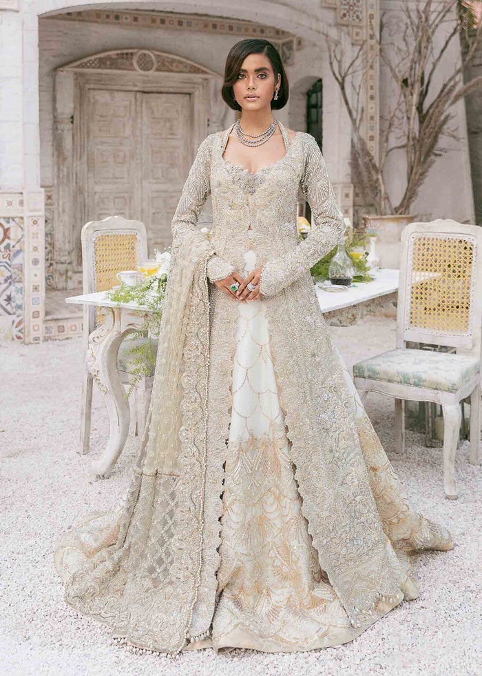 Indian Front Open Gown Sabyasachi Bridal Lehenga