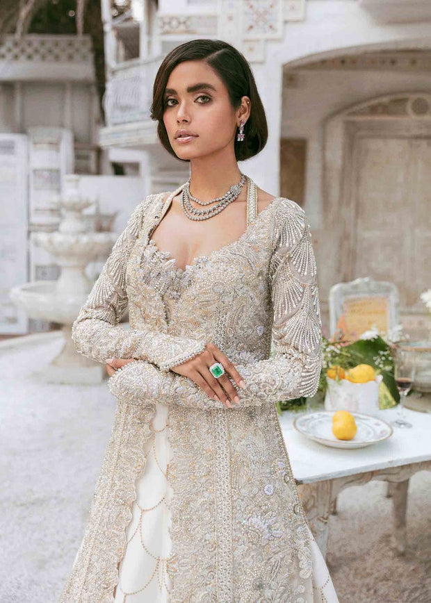 Indian Front Open Gown Sabyasachi Bridal Lehenga 2022