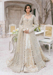 Indian Front Open Gown Sabyasachi Bridal Lehenga