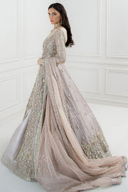Indian Grey Gown Lehenga Chunni Bridal Dress 2022