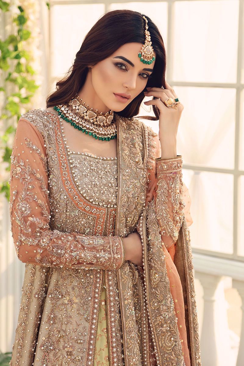 Indian Long Frock Lehenga Design 