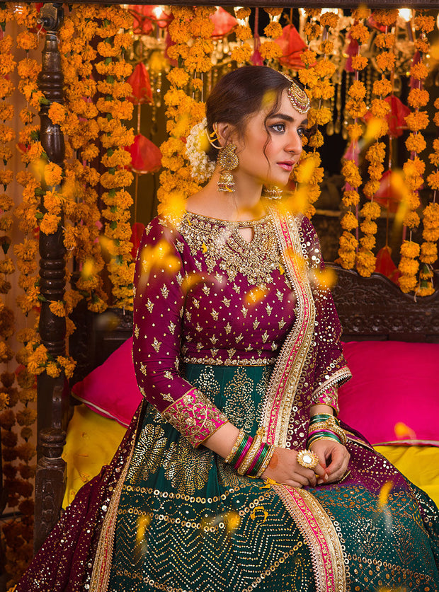 Indian Mehndi Dresses for Bride