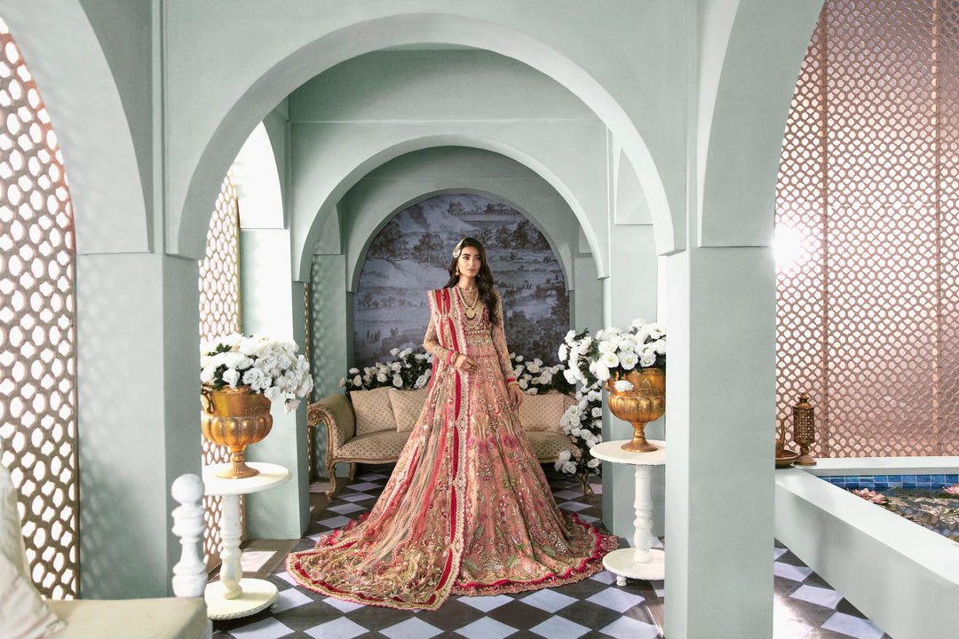Indian Multicolor Stone Work Bridal Lehenga 2022