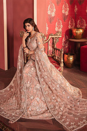 Indian Peach Lehenga Bridal 