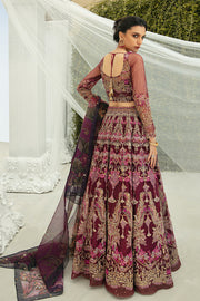 Indian Purple Lehenga Bridal Dress
