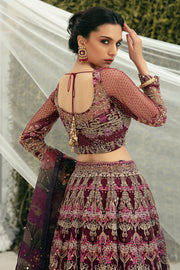 Indian Purple Lehenga Bridal Dress for Wedding 2022