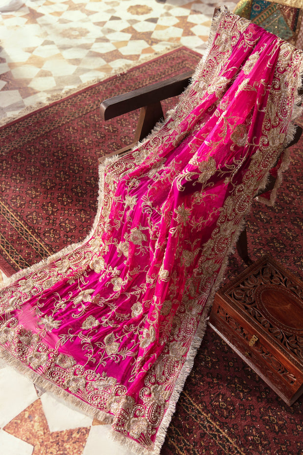 Indian Raw Silk Gharara Shirt Bridal Dress 