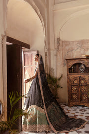 Indian White Raw Silk Lehenga Skirt 