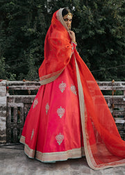 Indian Bridal Dress for Wedding in Froke Style