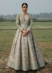Indian Bridal Long Maxi Froke for Wedding Front Look