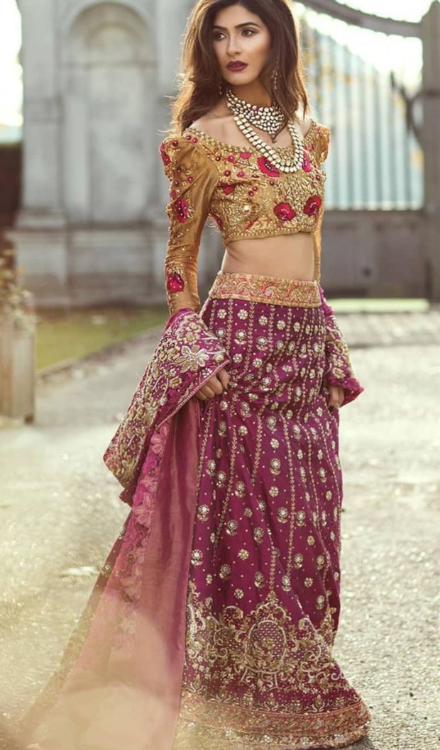 Latest Royal Bridal Ghagra Choli 2