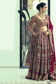 Stunning Full Flared Indian Wedding lehenga