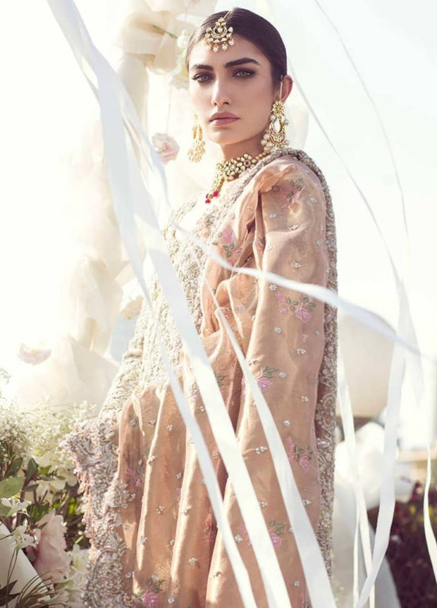 Luxury Asian Rose gold lehenga 2