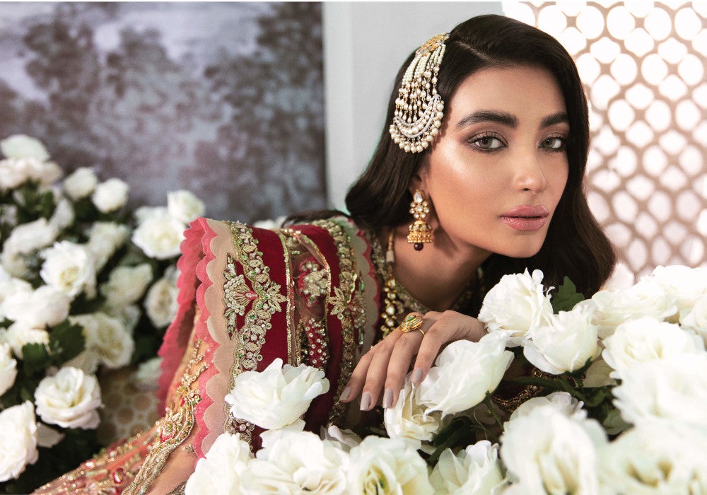 Indian Stone Work Bridal Lehenga 