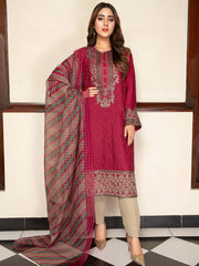 Latest Embroidered Chiffon Thai Silk Suit 2021