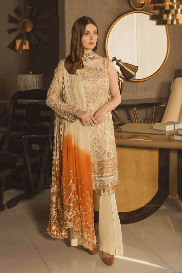 Ivory Chiffon Dress