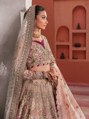 Ivory Lehenga Bridal Choli for Pakistani Bridal