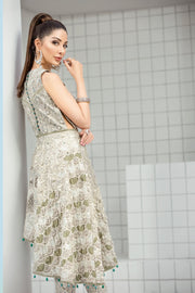 Ivory Wedding Party Frock for Pakistani Wedding