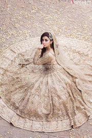 Ivory and Gold Wedding Dress 2022
