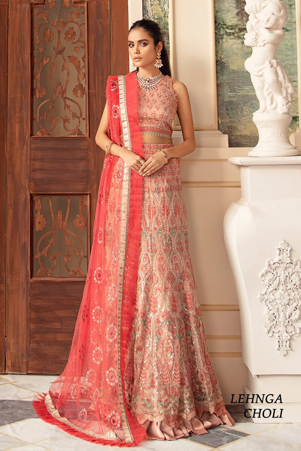 Iznik Lehnga Choli with Embroidery