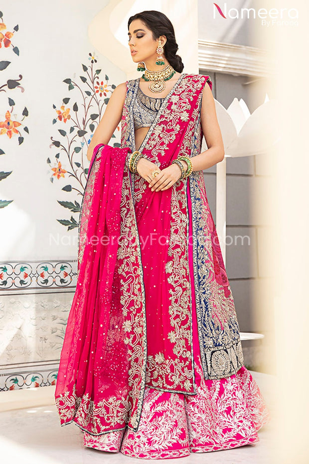 Jacket Lehenga Choli Bridal Dress