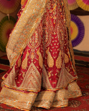 Jacket Lehenga Pink Pakistani Bridal Dress